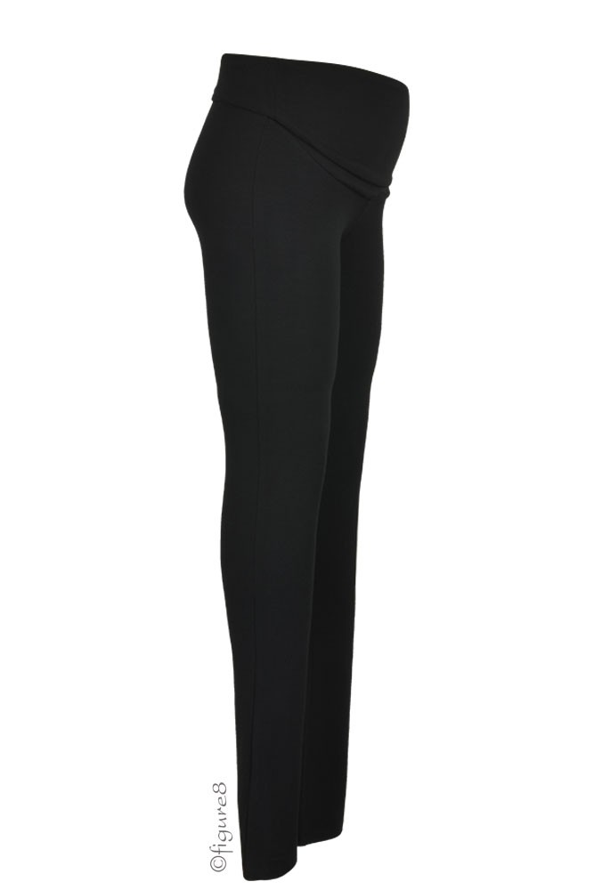 Boob Design Once-On-Never-Off Slim Maternity Pants in Black